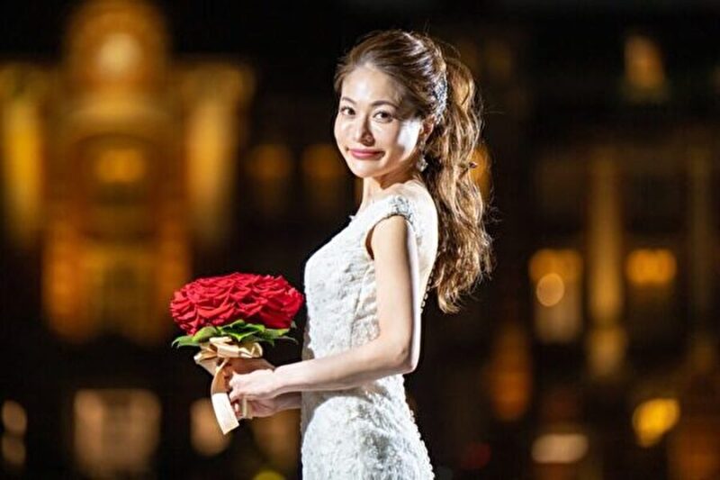 花嫁さましかいない世界のようなシングルショット