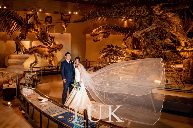 国立博物館でのウエディング撮影