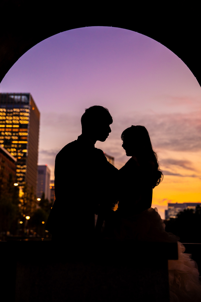 ナイトタイムの東京駅前撮り!