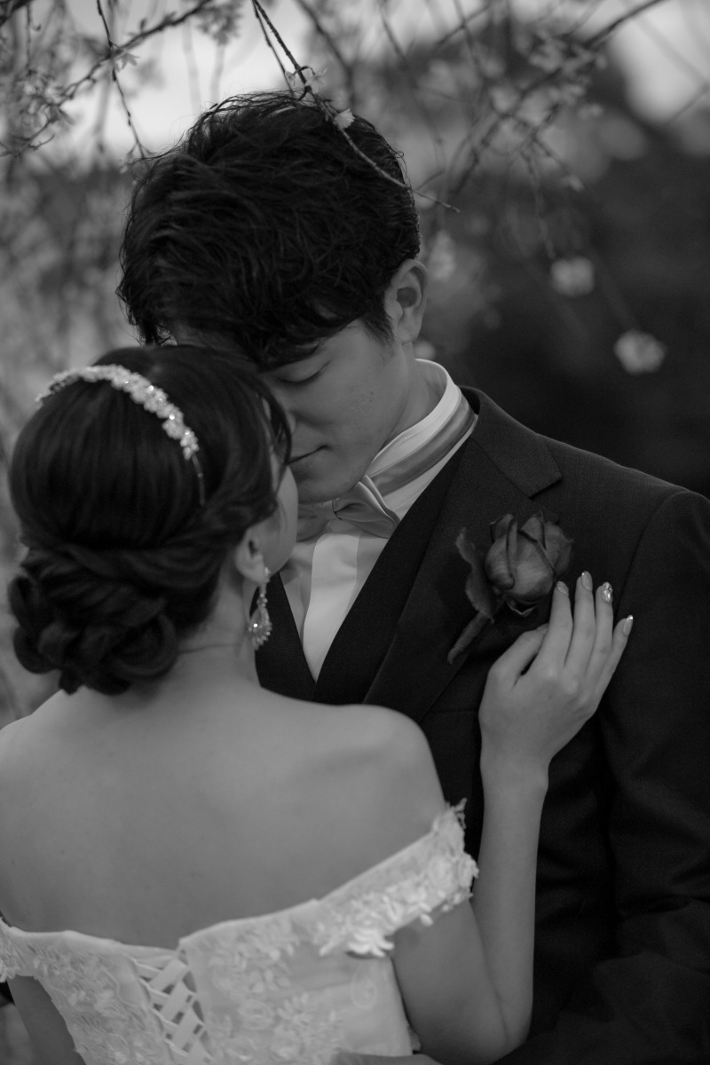 ご新郎さまの優しい表情