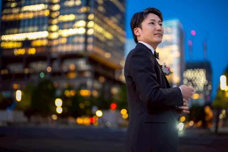 新郎のソロショット!