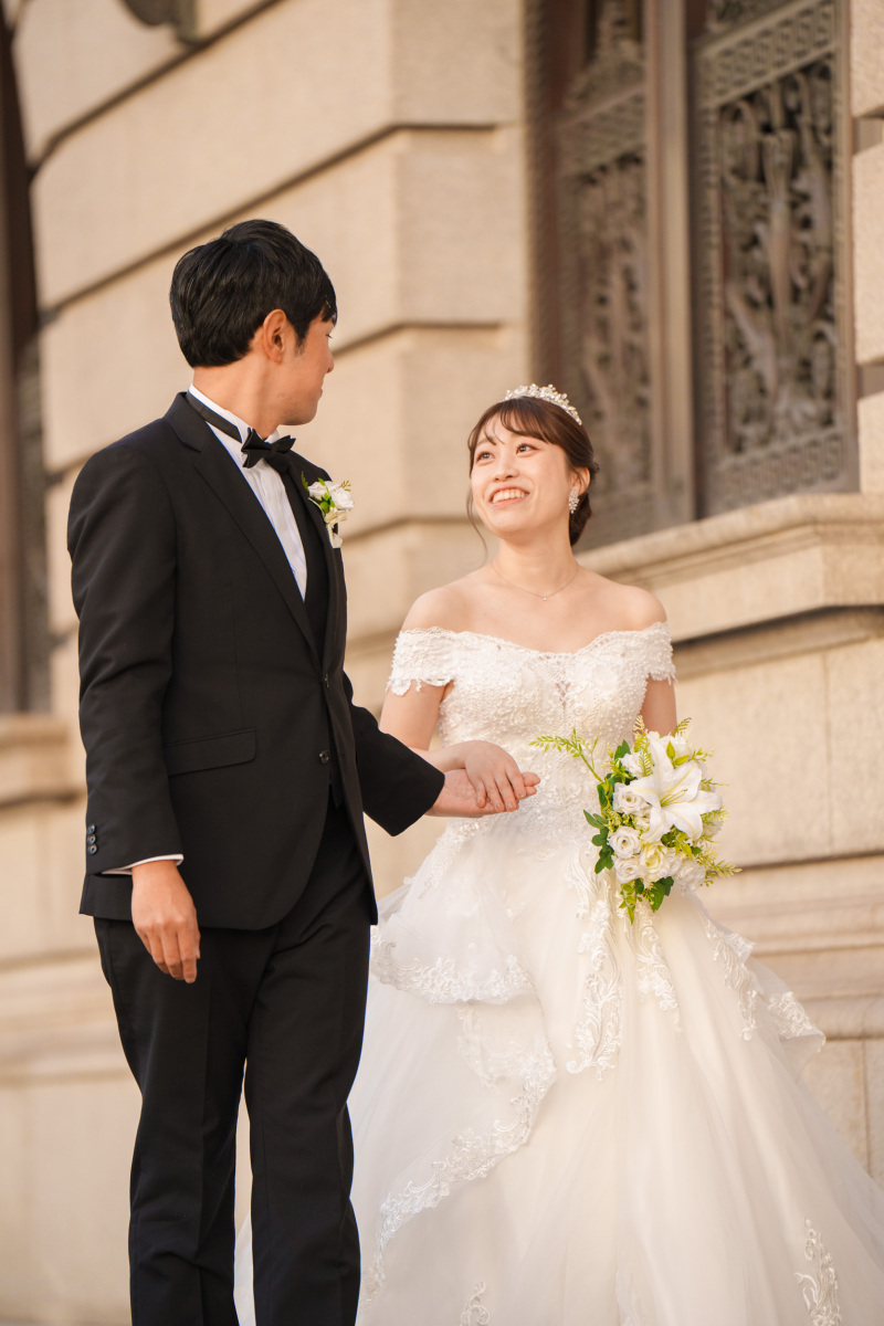 歩きながらのエスコート風ショット♪