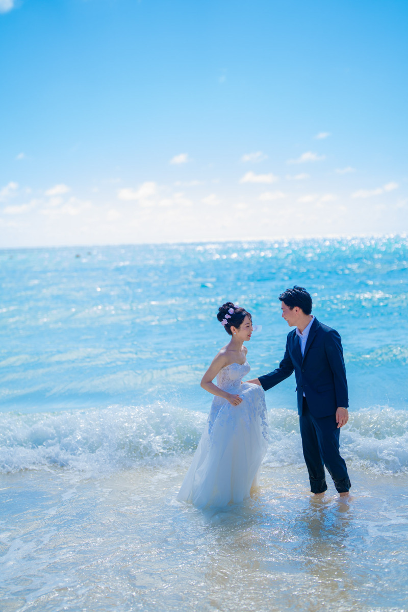 吸い込まれそうな空と海♪