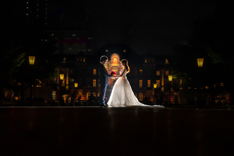 二人だけの世界を演出