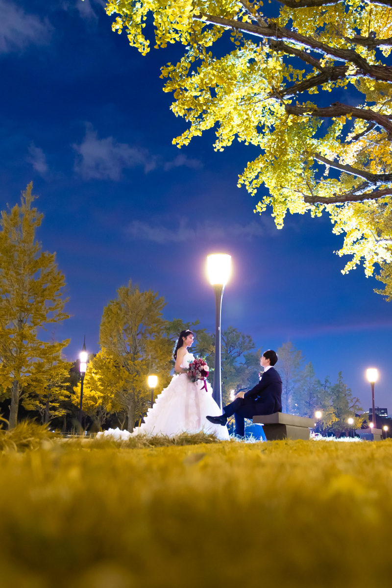 秋を彩るイチョウの葉が素敵ですね♪