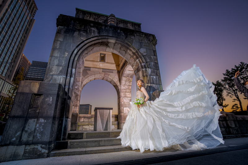 ガゼボ×マジックアワー×ドレスふわり♪