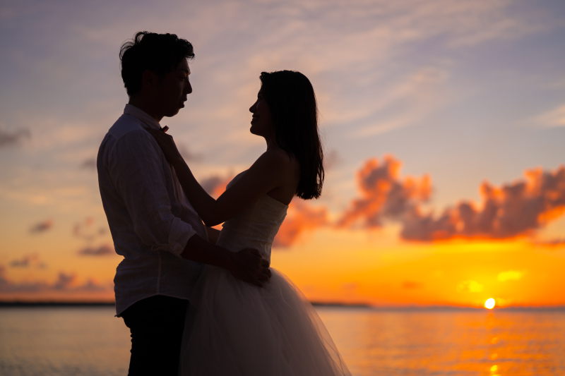 夕暮れ時は夕陽スポットを選んでの撮影!!