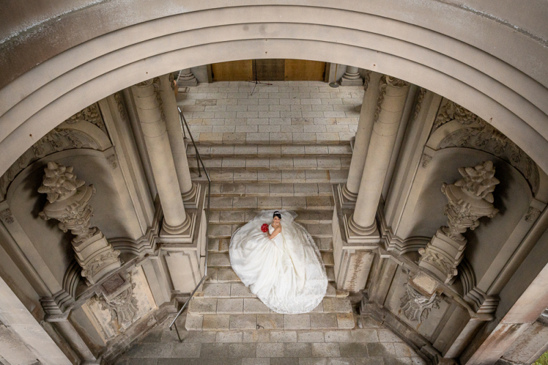 上からも撮影♪