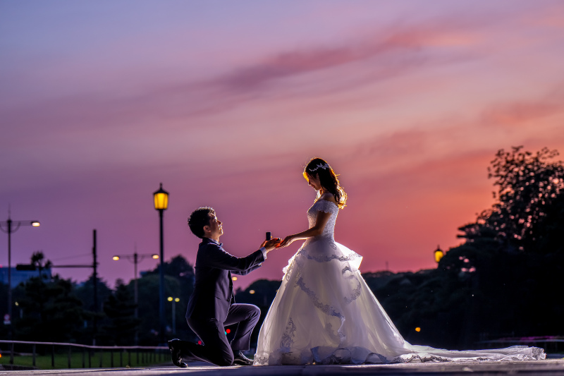 TUK×美しいマジックアワー×東京駅周辺=魔法のような前撮りが叶います!!