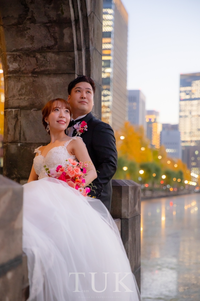 ガゼボから撮影スタート