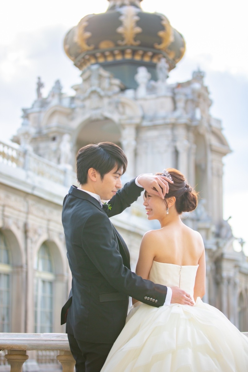 撮影中の優しい1コマ