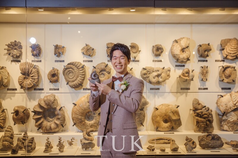 御新郎はアンモナイトと共に!!