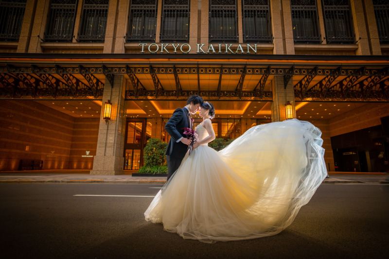 東京會舘前からのスタート!!