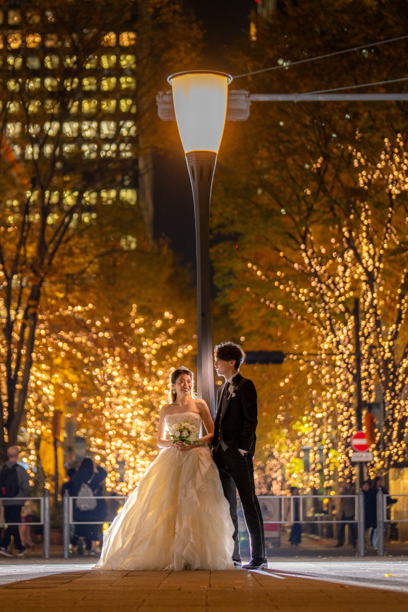 落ち着いた色合いでシックな演出に・・・♪