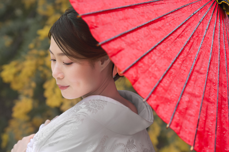 和の空気感を作る小物でアップショット！