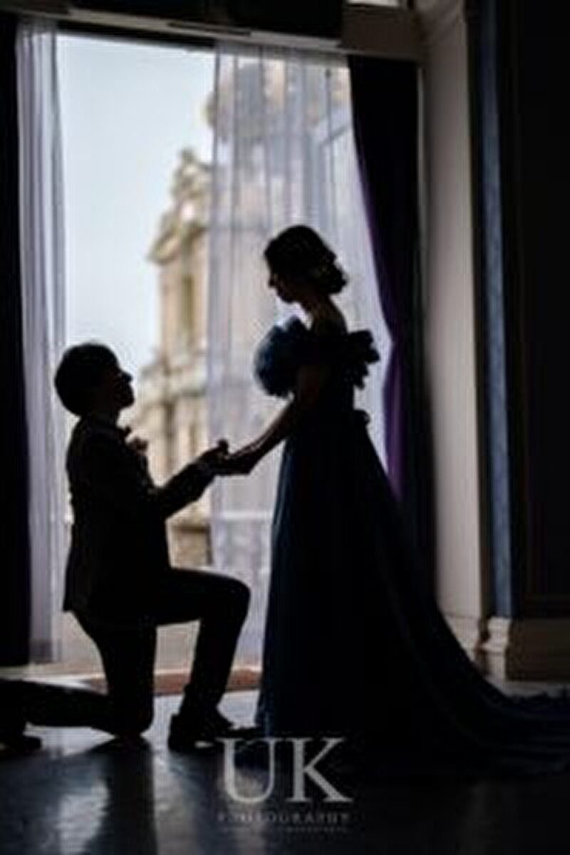 プロポーズのシルエットショット!