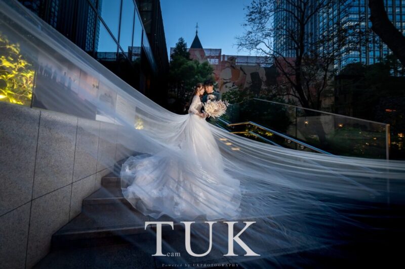 階段を使ったショット