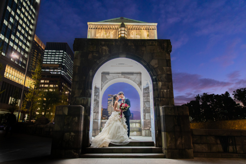 定番のガゼボショット!