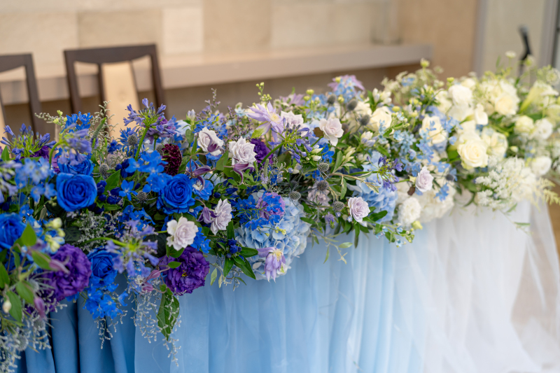 会場装飾も大切な思い出のひとつ♪