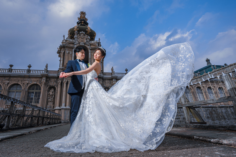 定番のドレスふわり♪