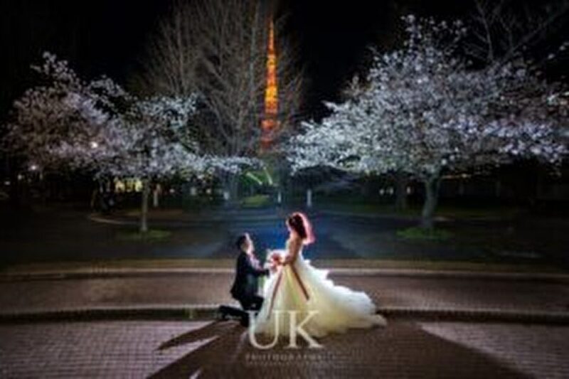 お二人の思い出の場所で、