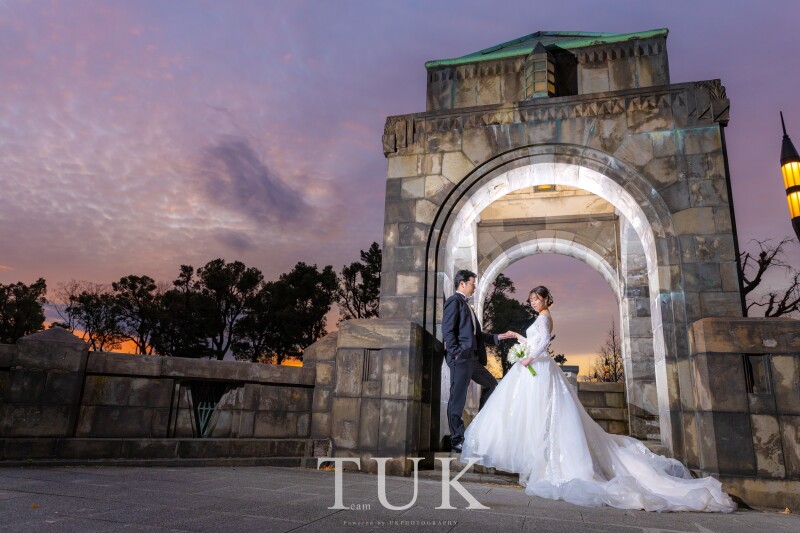 定番のガゼボ×マジックアワーショット！！