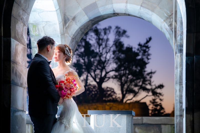 マジックアワーをバックに！