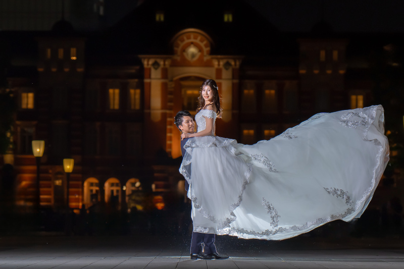 抱っこショット×ドレスふわり♪