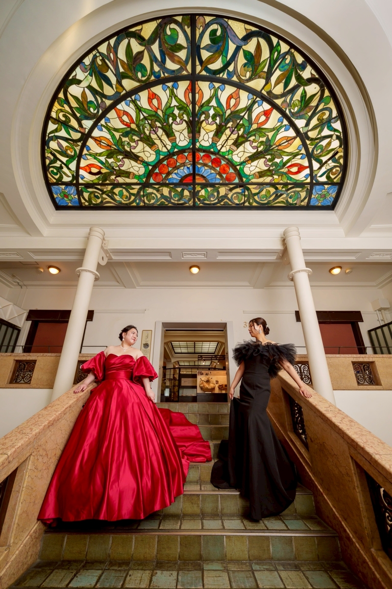 ステンドグラスとともに・・・♪