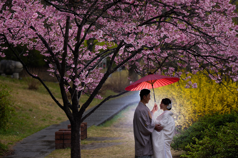 和装でもドラマチックに！