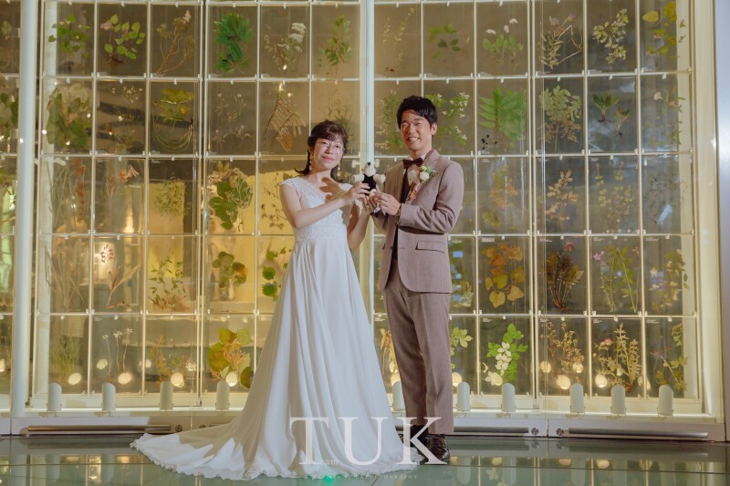 植物のお部屋で記念撮影!!