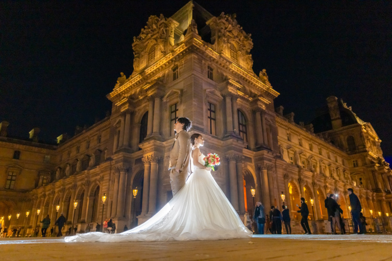 背中合わせショット!