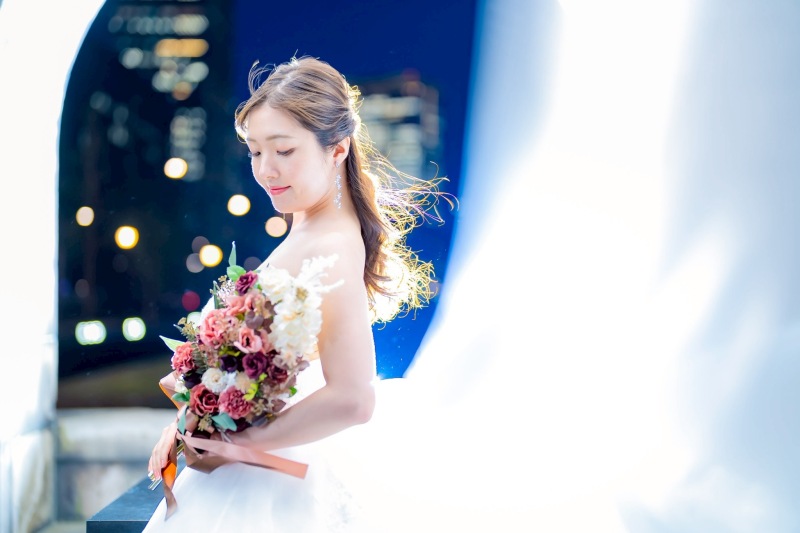 花嫁のビューティーショット