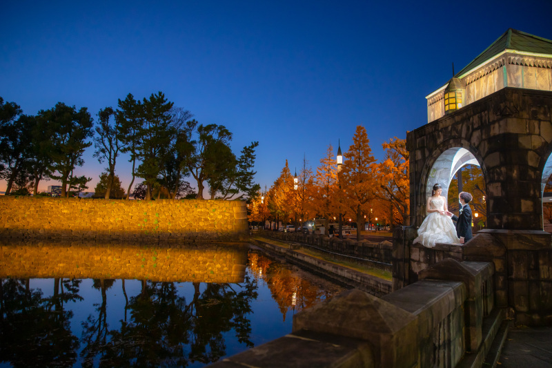 ガゼボでの撮影は面白い♪