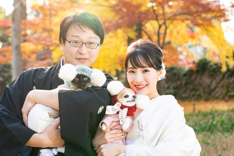 TEAM UK WEDDING | チームUK_ペットと一緒に撮影できる