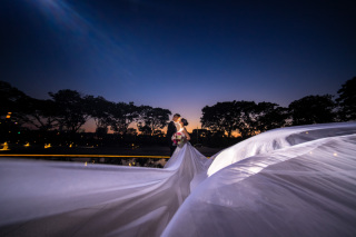 TEAM UK WEDDING | チームUK_美しい夕方&夜の東京駅ウェディング byTUK