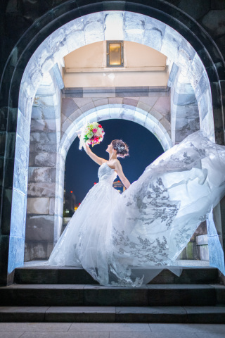 TEAM UK WEDDING | チームUK_美しい夕方&夜の東京駅ウェディング byTUK