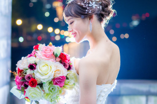 TEAM UK WEDDING | チームUK_美しい夕方&夜の東京駅ウェディング byTUK