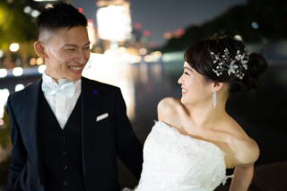 TEAM UK WEDDING | チームUK_美しい夕方&夜の東京駅ウェディング byTUK