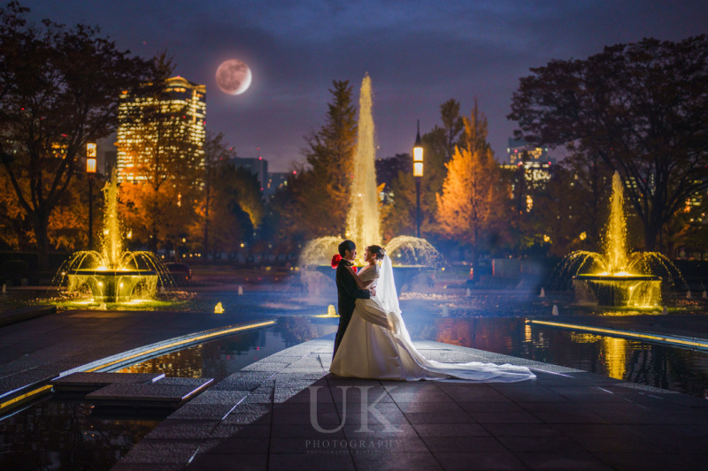 丸の内の和田蔵噴水公園の夜を狙う！！