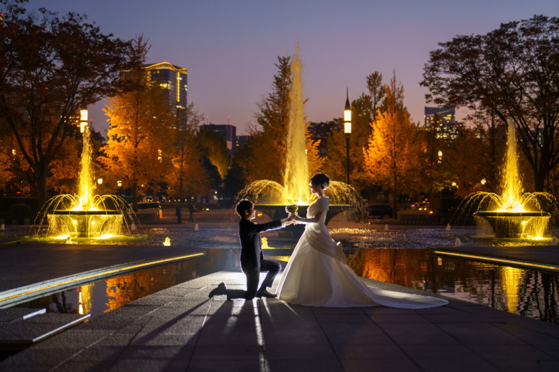 TEAM UK WEDDING | チームUK_ガーデンで撮影できる