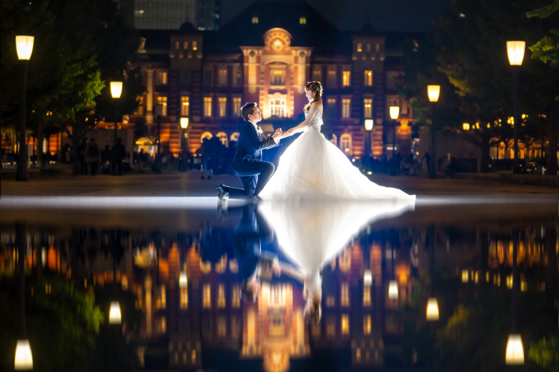 東京駅前撮りスタンダードプラン【新婦ヘアメイク&メイク込】