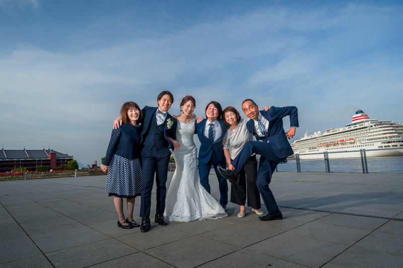 【横浜ウェディング!!】大桟橋、赤煉瓦、象の鼻パークなど横浜ウェディングのためのプラン【新婦ヘアメイク&メイク込み】