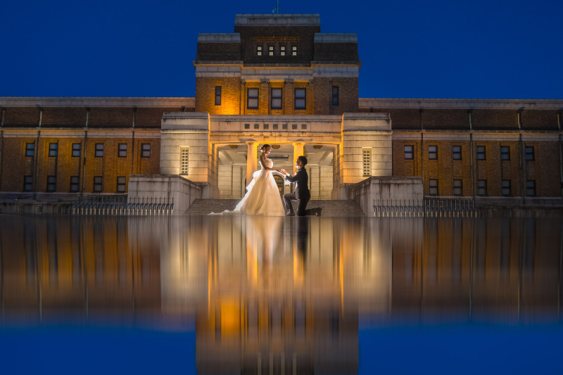 【 衣装持込無料!! 】国立科学博物館 ''かはく'' ナイトミュージアム&貸切フォトプラン♪【 新婦美容込】