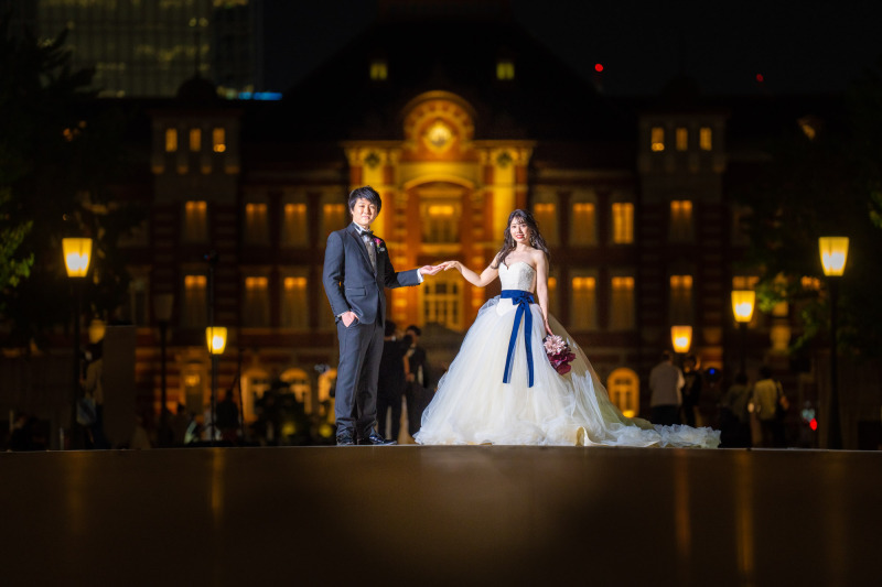 【東京駅限定50%OFF!! 】ロケフォトインクルーシブプラン【新婦ドレス&小物レンタル込み】