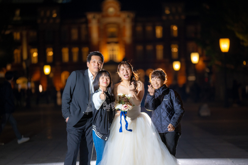 【ご家族様と一緒にロケーション撮影♪】ファミリーウェディング撮影プラン -全国どこでも!【新婦ヘアメイク&メイク込】