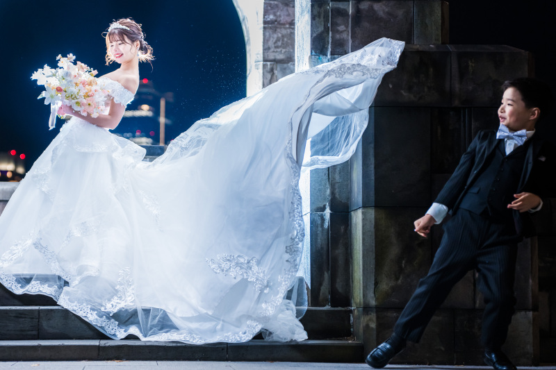 【ご家族様と一緒にロケーション撮影♪】ファミリーウェディング撮影プラン -全国どこでも!【新婦ヘアメイク&メイク込】