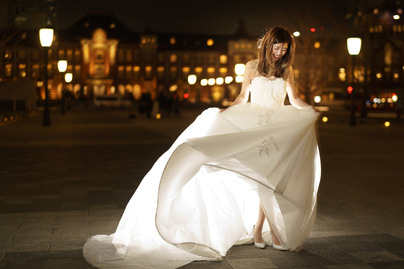 【TUKソロウェディングフォト1.5H 100カットプラン】新婦美容セットプラン【衣装持込無料♩】