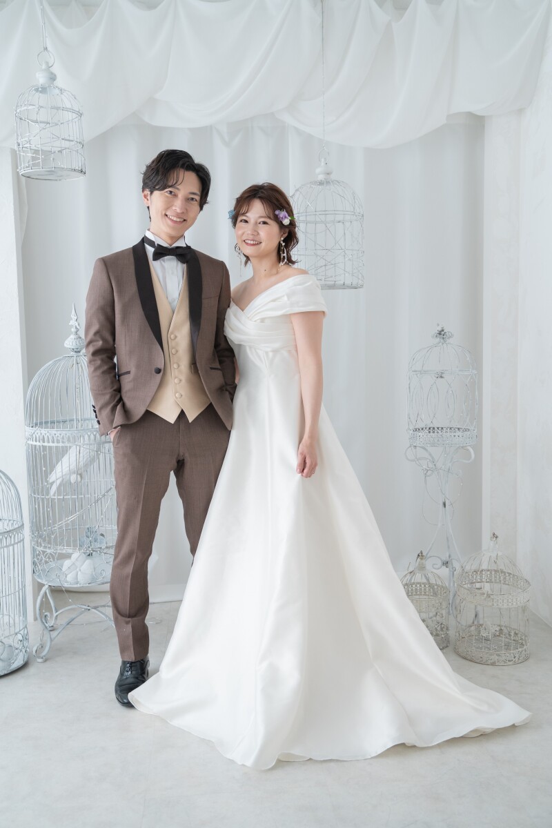 シンプルな背景で後悔しない前撮りを