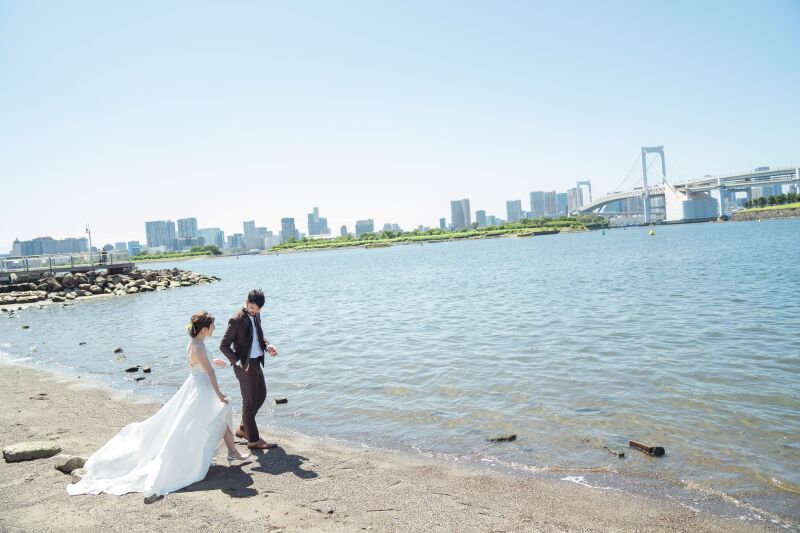 ２月３月の撮影で￥50,000！フォトレイト限定海ロケデータ30カットプラン◇お台場海浜公園・葛西臨海公園などロケ地の選択が可能